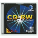 Hotan CD-RW 74 Min. Blank Silver Top in Slim JC (CDRW-74)
