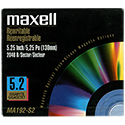 Maxell 5.25" RW Optical 5.2GB 2048B/S (590810)