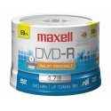 Maxell DVD-R 4.7GB, 16X, 50/Spin. PR Matte White (638022)