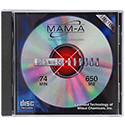 MAM-A CD-R 74 Minute 650MB Blank Silver (40381)