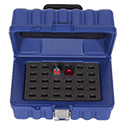 Turtle Flash/USB Drive Case, Holds 30, Blue (08-679114)