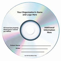 Black Thermal Printing Directly on CD-R Surface