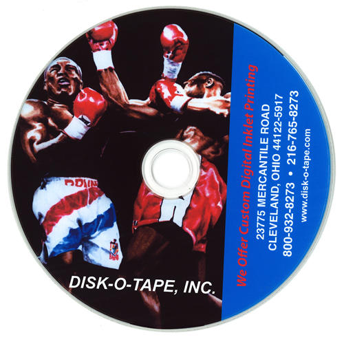 Digital Inkjet Printing on CD-R