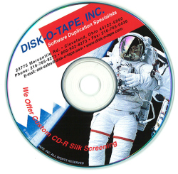 Silk Sceen Printing on DVD-R