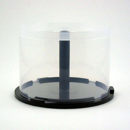 CD/DVD Plastic Cake Box (Holds 50) - Click Image to Close
