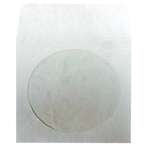 CD Tyvek Env. w/clear window (with flap) (1CDROMTYVEK) - Click Image to Close