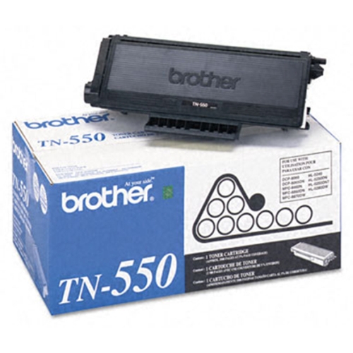 Brother Black Toner Cartridge (TN550) - Click Image to Close