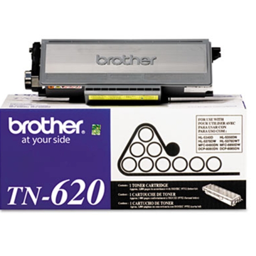 Brother Black Toner Cartridge, 3K Yield (TN620) - Click Image to Close