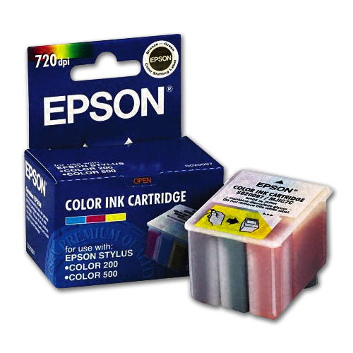 Epson Stylus Color 500 Color Ink Cart. (S020097) - Click Image to Close