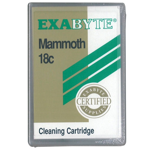 Exabyte 8mm Cleaning Cart. 18-Pass Mammoth (315205) - Click Image to Close