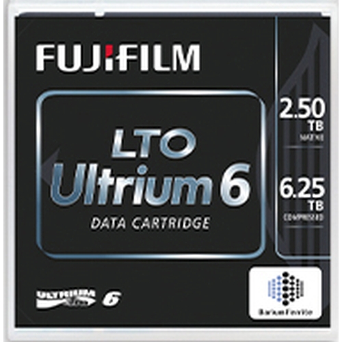 Fujifilm LTO 6 Tape 2.5TB w/BC label (81110000850) - Click Image to Close