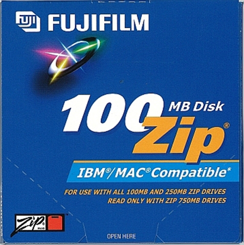 Fujifilm Zip 100MB Removable Cart. IBM/MAC (25275001) - Click Image to Close