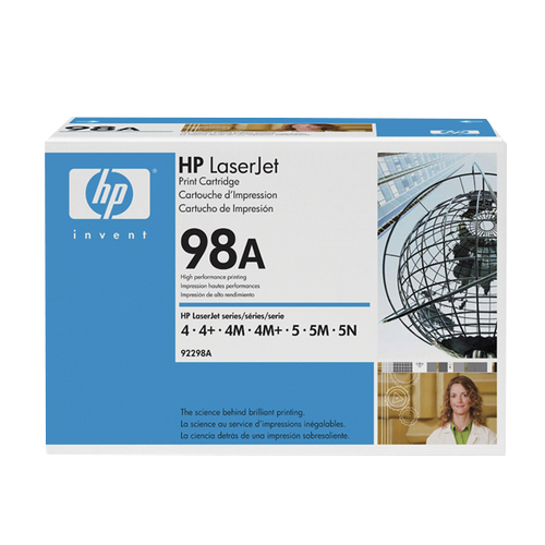 HP LaserJet 4 Toner Cartridge (92298A) - Click Image to Close