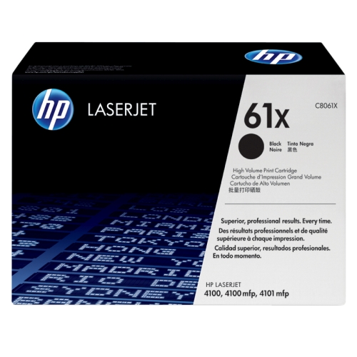 HP LaserJet 4100 Smart Print Cartridge 10K (C8061X) - Click Image to Close