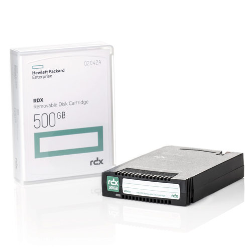 HPE RDX 500GB Removable Cartridge (Q2042A) - Click Image to Close