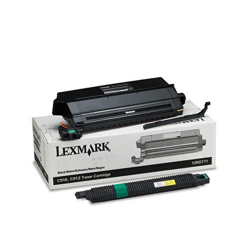 Lexmark C910/912/912E Black Laser Toner Cartridge (12N0771) - Click Image to Close