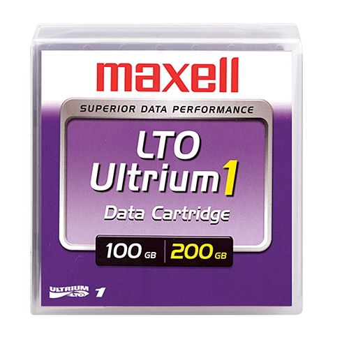 Maxell LTO 1 Tape 100/200GB (183800) - Click Image to Close