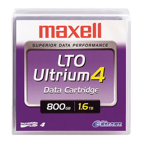 Maxell LTO 4 Tape 800GB/1.6TB (183906) - Click Image to Close