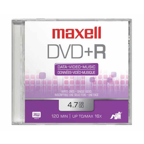 Maxell DVD+R 4.7GB, 16X (639000) - Click Image to Close