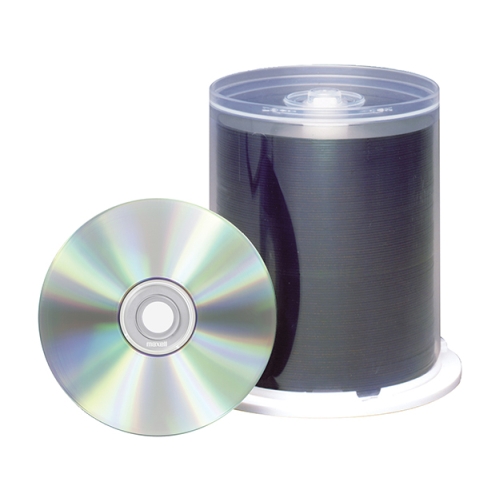 Maxell CD-R 80 Min. 48X 100/Spin. Matte Silver (648710) - Click Image to Close