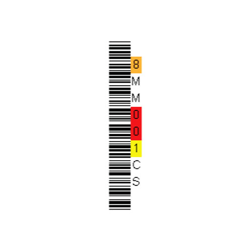 8mm Media Barcode Labels - Click Image to Close