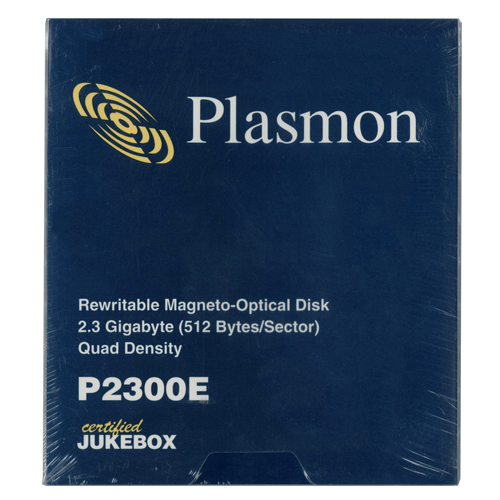 Plasmon 5.25" RW Optical 2.3GB 512B/S (P2300E) - Click Image to Close