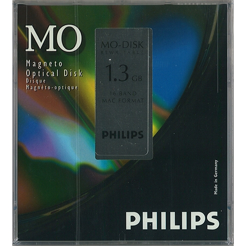 Philips 5.25" RW Optical 1.3GB 16 Band Formatted (62P16MAC) - Click Image to Close