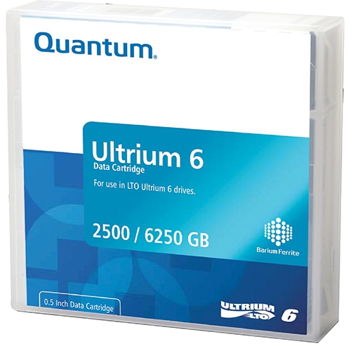 Quantum LTO 6 Tape 2.5/6.25TB (BaFe) (MR-L6MQN-01) - Click Image to Close