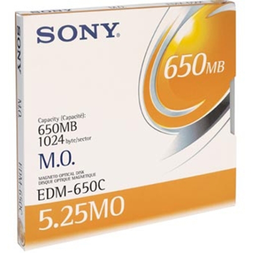 Sony 5.25" RW Optical 650MB 1024B/S (EDM-650C) - Click Image to Close