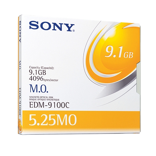 Sony 5.25" RW Optical 9.1GB 4KB/S (EDM-9100C) - Click Image to Close