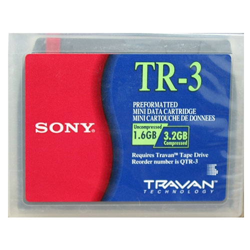 Sony Travan TR-3 1.6GB (QTR-3) - Click Image to Close