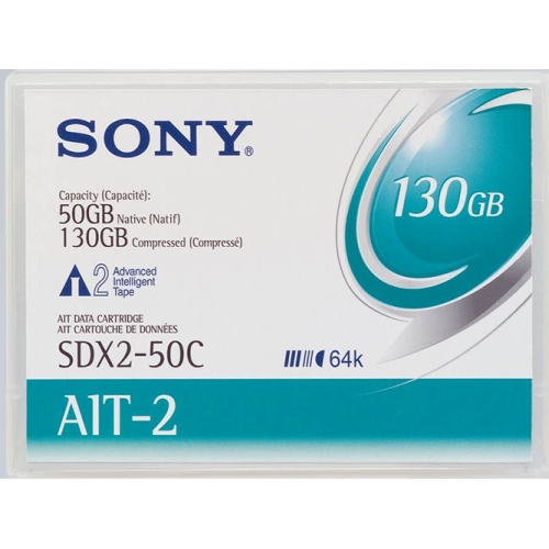 Sony 8mm AIT 2 Data Tape w/MIC 50GB (SDX2-50C) - Click Image to Close