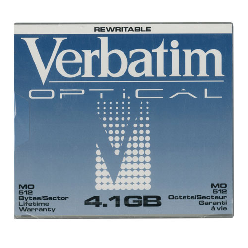 Verbatim 5.25" RW Optical 4.1GB 512B/S (92841) - Click Image to Close