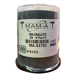 MAM-A CD-R 80 Min. Medical White Thermal 100/SP (43761)
