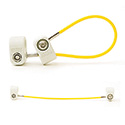 CABLE MGMT 6" YELLOW CABLE TETHER - 12 PK W/KEY